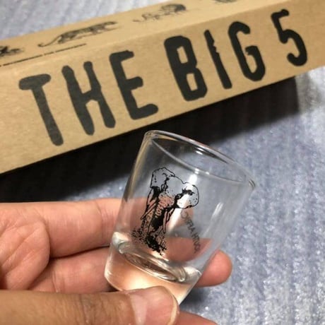 南アフリカ　BIG5　動物　ショットグラス　South Africa Shot glass