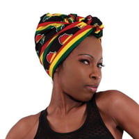 アフリカンプリント　アフリカ大陸　ラスタ　アフリカ布　ヘッドラップ　ターバン　African print Head wrap