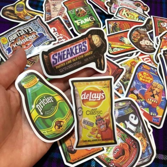 50枚セット お菓子 海外 スナック Sticker ステッカー シール | Crazy