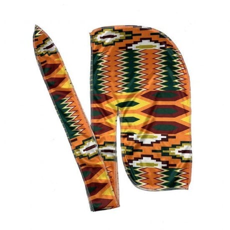 ユニセックス　アフリカンプリント　ドゥーラグ　ヒップホップ　ダンス　ダンス衣装　Africanprint Du-rag hiphop old school dance