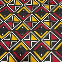 《商品説明をお読み下さい》アフリカ布　布　ハンドメイド　パーニュ　キテンゲ　アフリカンバティック　アフリカンプリント布　Mud print