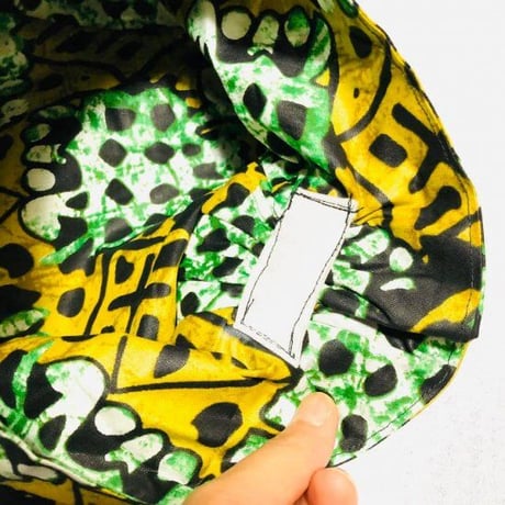 アフリカンプリント　ネフェルティティ　モチーフ　ハット　帽子　African print hat