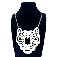 在庫処分SALE　虎　タイガー　リバーシブル　ブラック　ホワイト　ネックレス　ヒップホップ　90年代　90’s hiphop Bling Bling