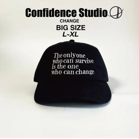 【限定セール品】confidence studio soft Darwinism message LOGO BLACK/WHITE CON-45