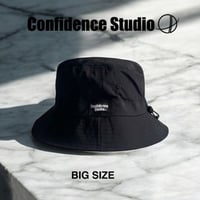 Confidence Studio BIGSIZE Bucket Hat Polyester Black CON-135