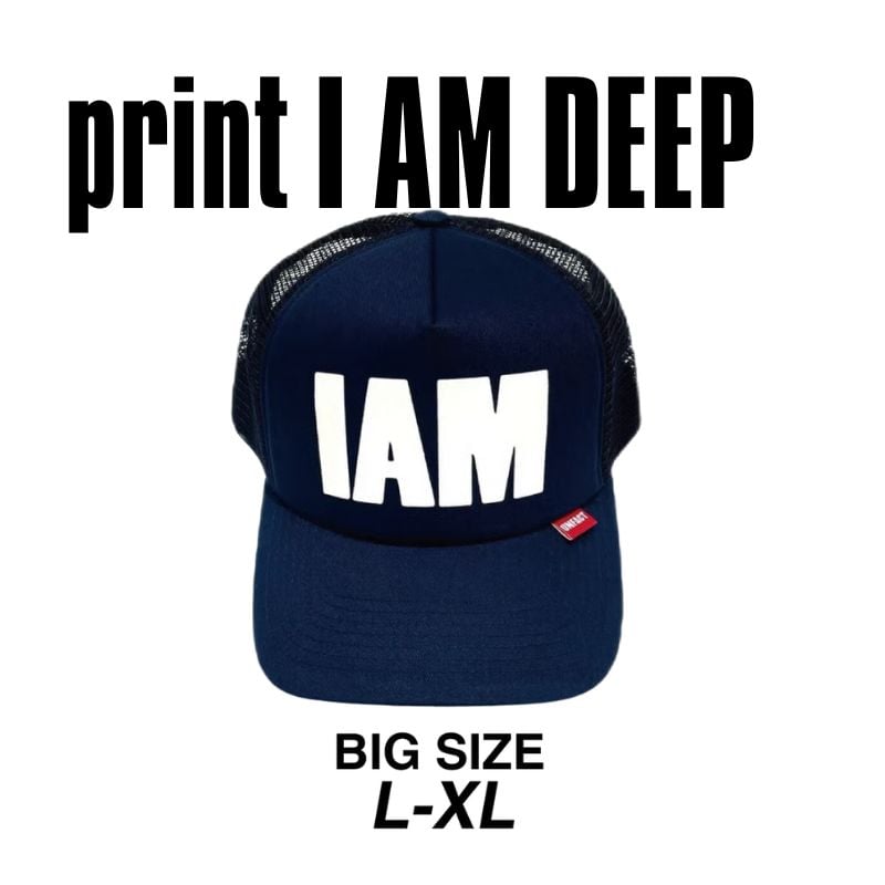 I AM MESH CAP navy K-08 | confidence store