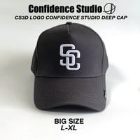 CS3D LOGO CONFIDENCE STUDIO DEEP CAP   CHARCOAL/WHITE CON-03