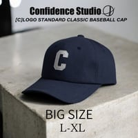 [C]LOGO  STANDARD CLASSIC BASEBALL CAP navy K-02