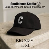 [C]LOGO  STANDARD CLASSIC BASEBALL CAP black K-01
