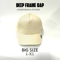 CONFIDENCE STUDIO DEEP FRAME CAP  IVORY CON-61