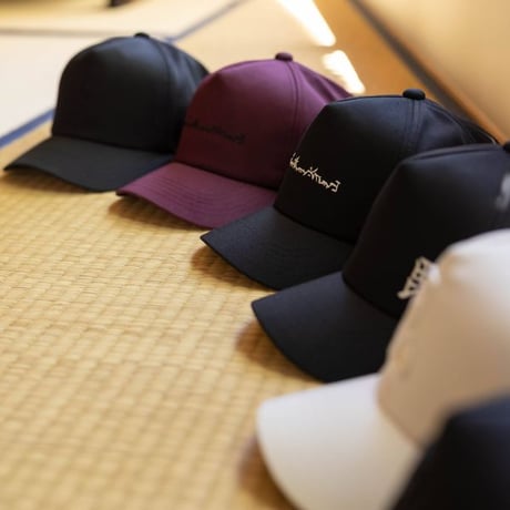 武田信玄×上杉謙信 浮世絵キャップ　上杉謙信　毘沙門天 黒黒　fit-11kebk