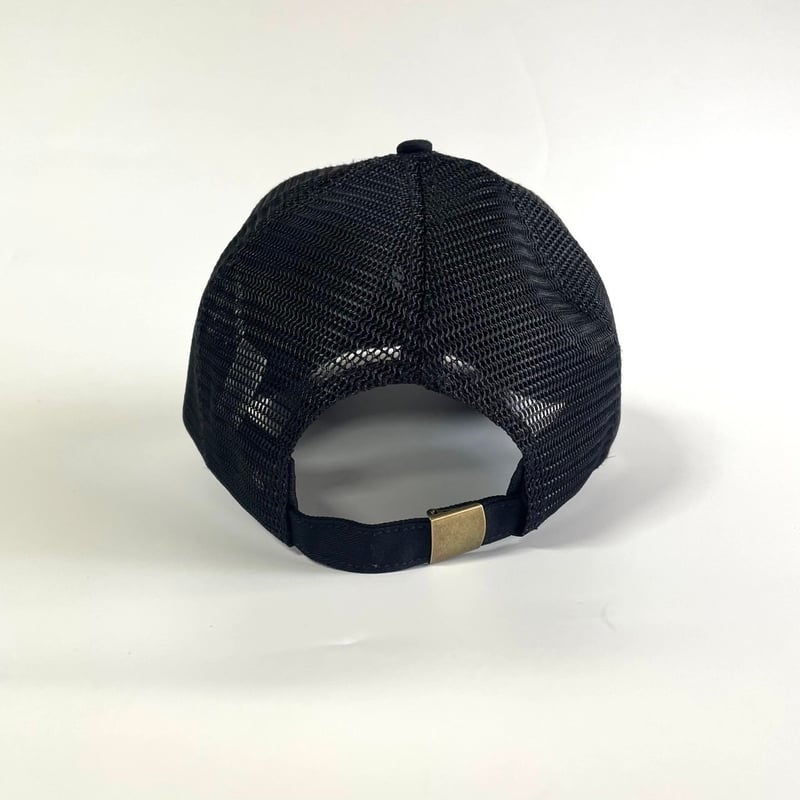 CS3D LOGO DEEP MESH CAP BLACK/BLACK CON-53 | c