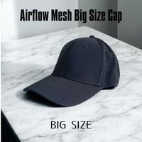 Airflow Mesh Big Size Cap BLACK K-227
