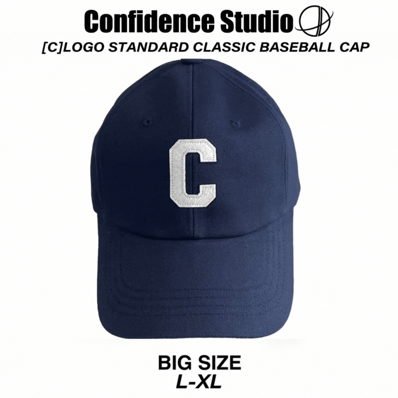 C]LOGO STANDARD CLASSIC BASEBALL CAP navy K-0