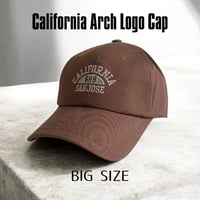 California Arch Logo 6-Panel Cap　Brown　K-209
