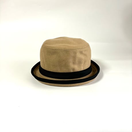 Pork-pie Hat WOOL beige k-146