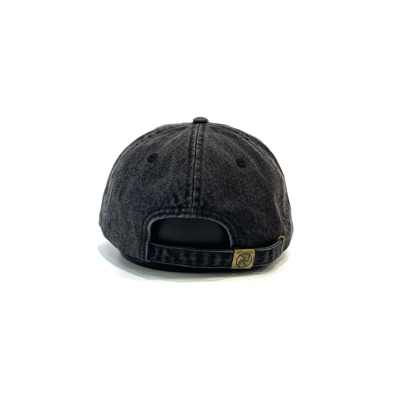 confidence studio soft logo cap blackdenim C-27