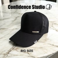 CONFIDENCE STUDIO DEEP FRAME PLATE MESHCAP  BLACK CON-163