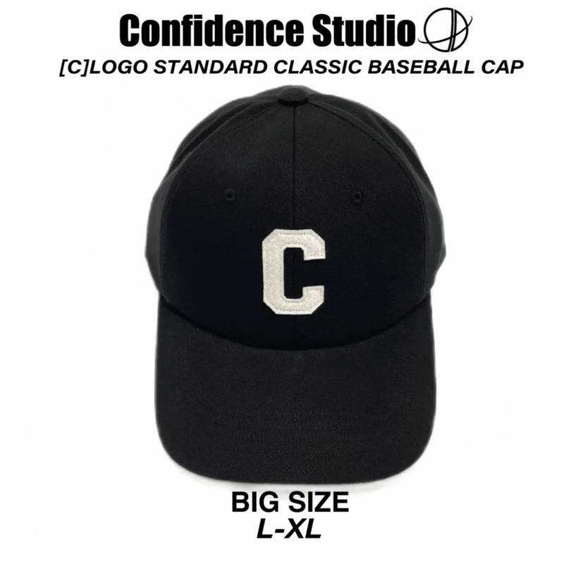 C]LOGO STANDARD CLASSIC BASEBALL CAP black K-