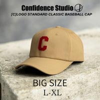 [C]LOGO  STANDARD CLASSIC BASEBALL CAP beige K-05