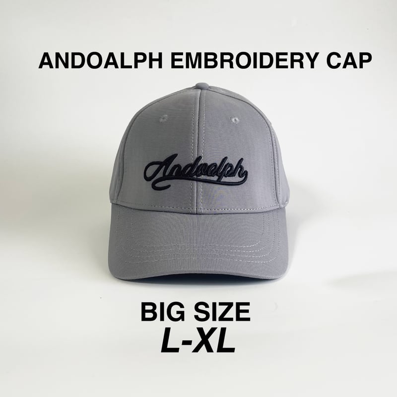 ANDOALPH EMBROIDERY CAP GRAY L-XL NA-52 | confi