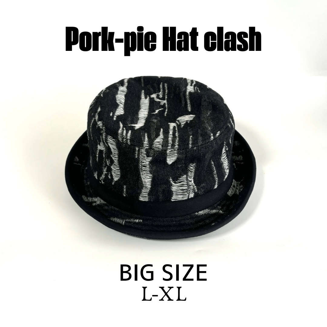 Pork-pie Hat clash Black K-133 | confidence store