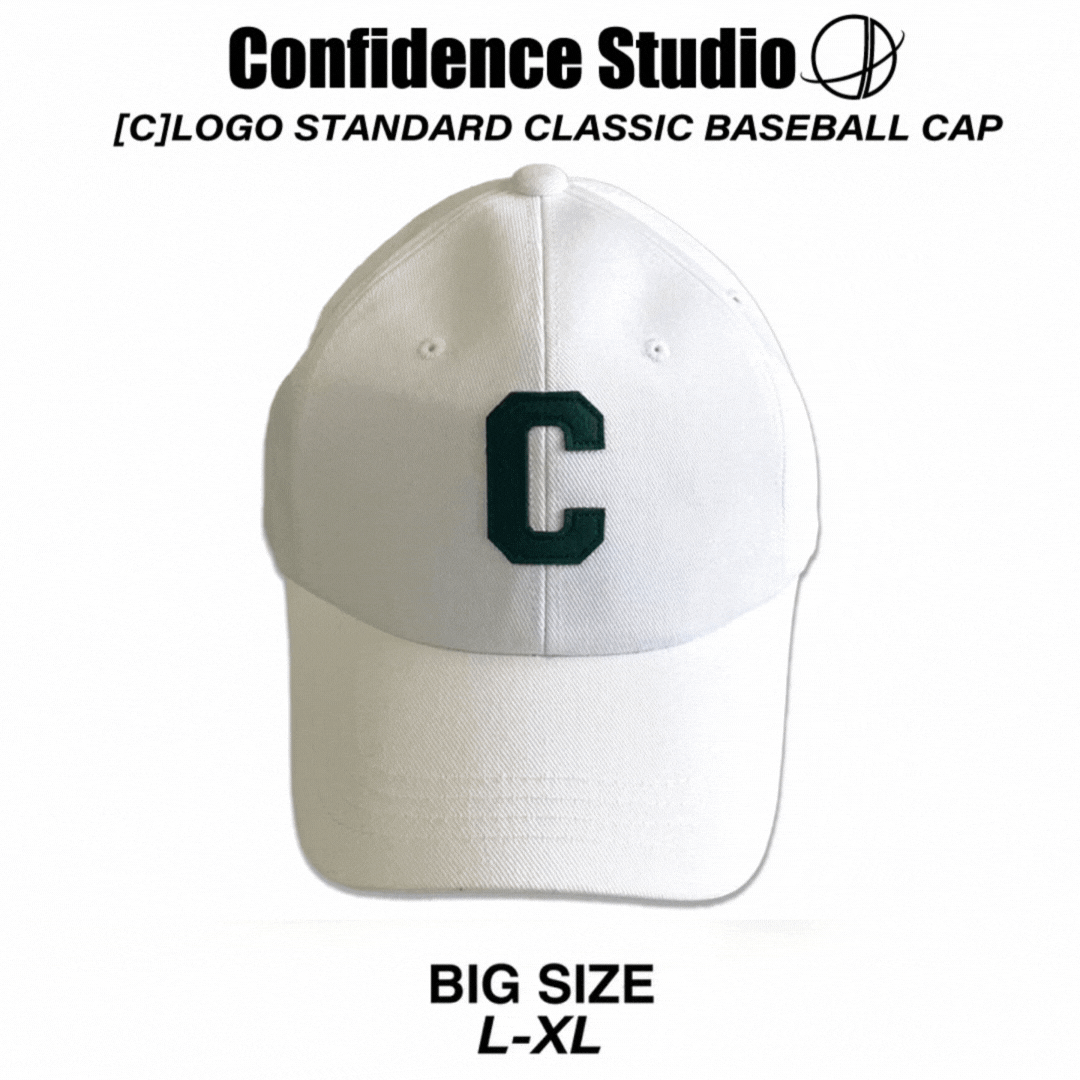 C]LOGO STANDARD CLASSIC BASEBALL CAP white K-