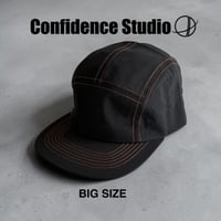 Confidence Studio Deep Fit Nylon Jet Cap - Black×Orange　CON-171