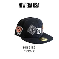 USA買付　NEW ERA DETROIT TIGERS MULTI PATCH BLACK EDITION 59FIFTY FITTED 　NEW-58