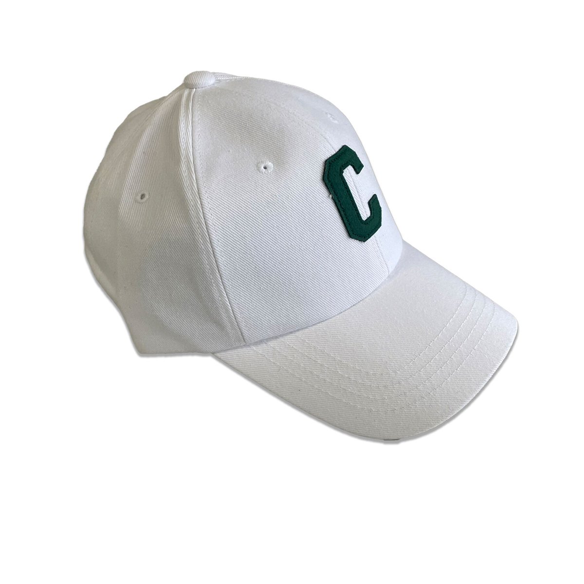 C LOGO STANDARD CLASSIC BASEBALL CAP white K