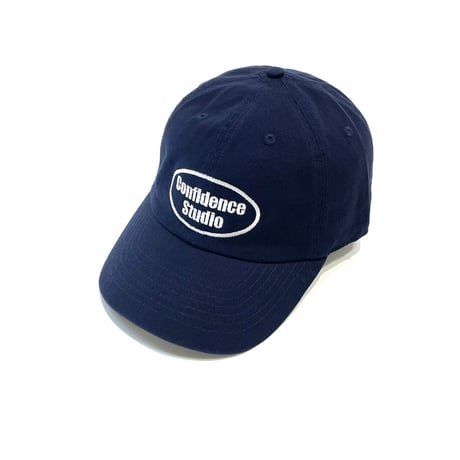 confidence studio soft logo cap　navy CON-26