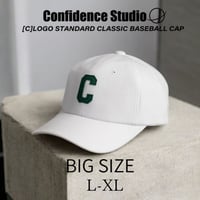[C]LOGO  STANDARD CLASSIC BASEBALL CAP white K-04