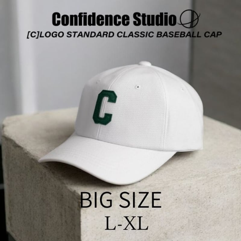 C]LOGO STANDARD CLASSIC BASEBALL CAP white K-