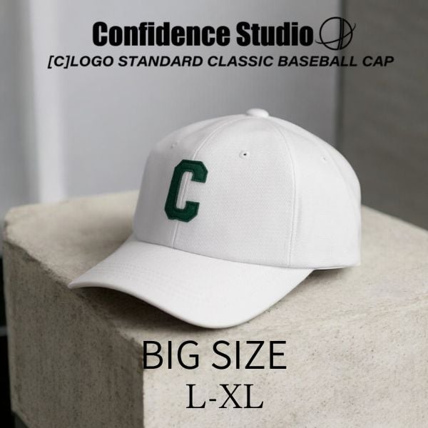 C]LOGO STANDARD CLASSIC BASEBALL CAP white K-