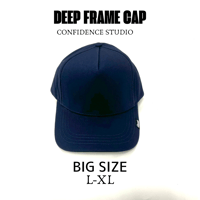 CONFIDENCE STUDIO DEEP FRAME CAP  NAVY CON-62