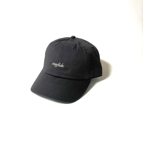 confidence studio soft confids name logo cap gray CON-125