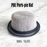 POL GLAY PORK PIE HAT  – BIG STYLE  K-207