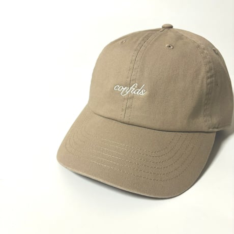 confidence studio soft confids name logo cap beige CON-130