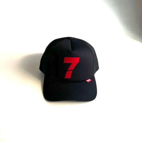 NUMBER 7 CAP black k-165BK