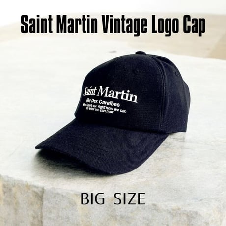 Saint Martin Vintage Logo Cap Black K-215