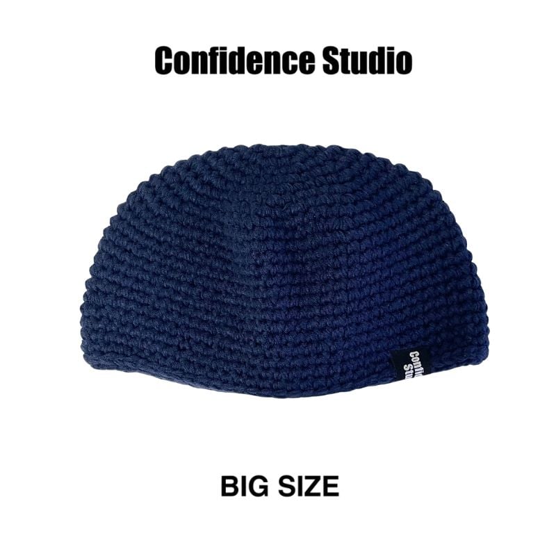 confidence studio BIG SIZE Islām KNIT CAP Navy
