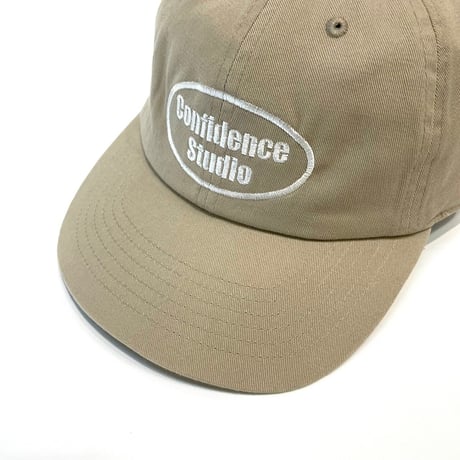 confidence studio soft logo cap　beige CON-23