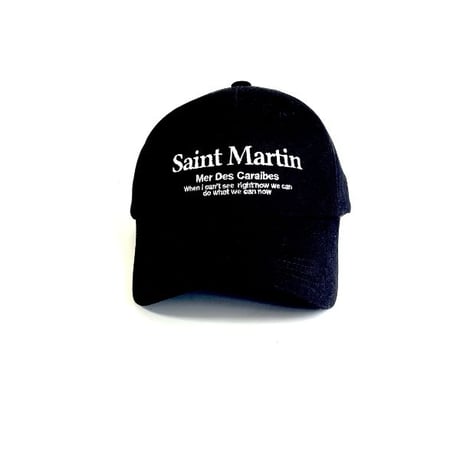 Saint Martin Vintage Logo Cap Black K-215