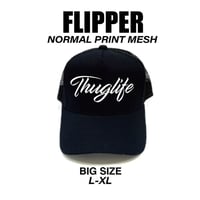 FLIPPER NORMAL PRINT MESH CAP black K-19
