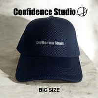 CONFIDENCE STUDIO SIMPLE NEW LOGO DEEP CAP  ALLMESH NAVY CON-08