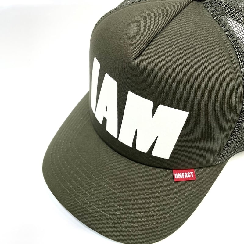 UNFACT I AM MESH CAP khaki K-07 | confidence store