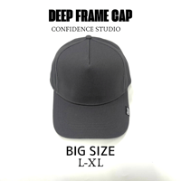 CONFIDENCE STUDIO DEEP FRAME CAP  GRAY CON-63