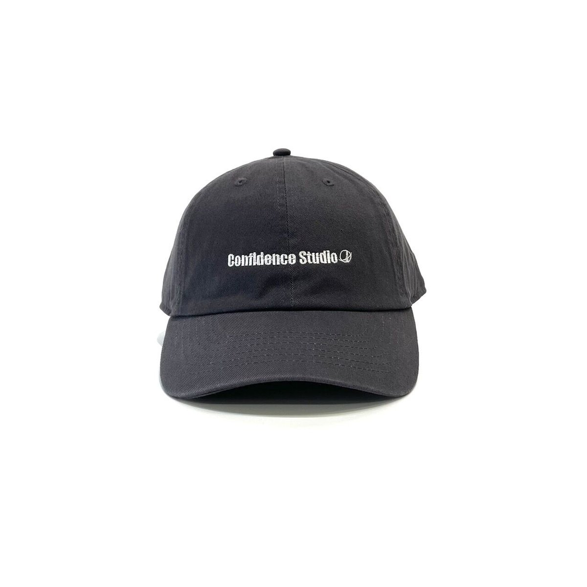 confidence studio soft simple name logo cap gra