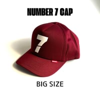 NUMBER 7 CAP winered k-163WN