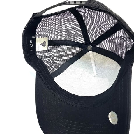 FLIPPER NORMAL PRINT MESH CAP black K-19